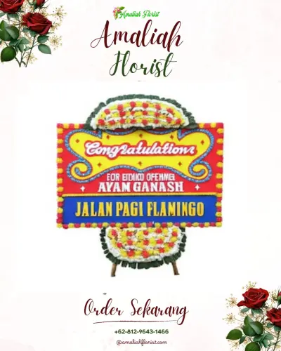 Bunga Papan Congratulation di Kalinyamat Wetan